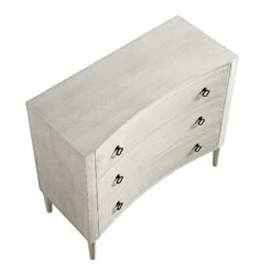 Thalia Concave Chest Of Drawers, Washed White -Entreprise Cc Shop XXCOD 023 WHITEWASH WB6