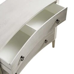 Thalia Concave Chest Of Drawers, Washed White -Entreprise Cc Shop XXCOD 023 WHITEWASH detail1