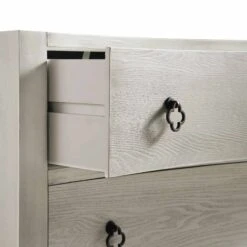 Thalia Concave Chest Of Drawers, Washed White -Entreprise Cc Shop XXCOD 023 WHITEWASH detail2