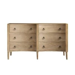 Thalia Concave Double Chest Of Drawers, Natural -Entreprise Cc Shop XXCOD 024 NAT WB1