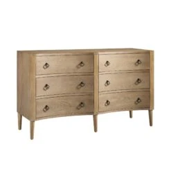 Thalia Concave Double Chest Of Drawers, Natural -Entreprise Cc Shop XXCOD 024 NAT WB2