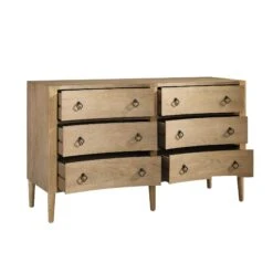 Thalia Concave Double Chest Of Drawers, Natural -Entreprise Cc Shop XXCOD 024 NAT WB3