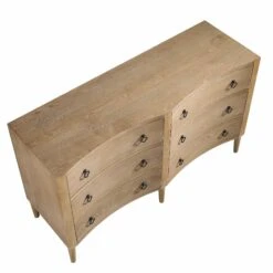 Thalia Concave Double Chest Of Drawers, Natural -Entreprise Cc Shop XXCOD 024 NAT WB5