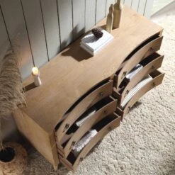 Thalia Concave Double Chest Of Drawers, Natural -Entreprise Cc Shop XXCOD 024 NAT scene2