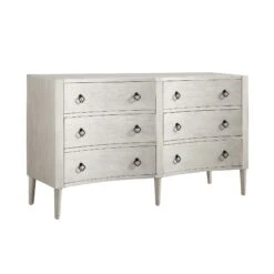 Thalia Concave Double Chest Of Drawers, Washed White 21 Thalia Concave Double Chest Of Drawers, Washed White -Entreprise Cc Shop XXCOD 024 WHITEWASH WB2