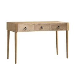 Thalia Concave Dressing Table, Natural -Entreprise Cc Shop XXDSK 022 NAT WB2