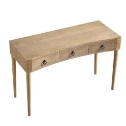 Thalia Concave Dressing Table, Natural -Entreprise Cc Shop XXDSK 022 NAT WB4