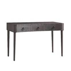 Thalia Concave Dressing Table, Silver Oak -Entreprise Cc Shop XXDSK 022 SILVEROAK WB2
