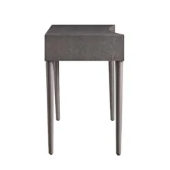 Thalia Concave Dressing Table, Silver Oak -Entreprise Cc Shop XXDSK 022 SILVEROAK WB5