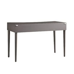 Thalia Concave Dressing Table, Silver Oak -Entreprise Cc Shop XXDSK 022 SILVEROAK WB6