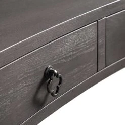 Thalia Concave Dressing Table, Silver Oak -Entreprise Cc Shop XXDSK 022 SILVEROAK detail1