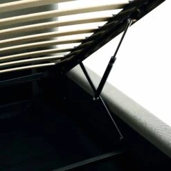 Constance Winged Headboard Ottoman Storage Bed, Olive Linen 30 Constance Winged Headboard Ottoman Storage Bed, Olive Linen -Entreprise Cc Shop ZD 2182 OLIVE LIN detail2