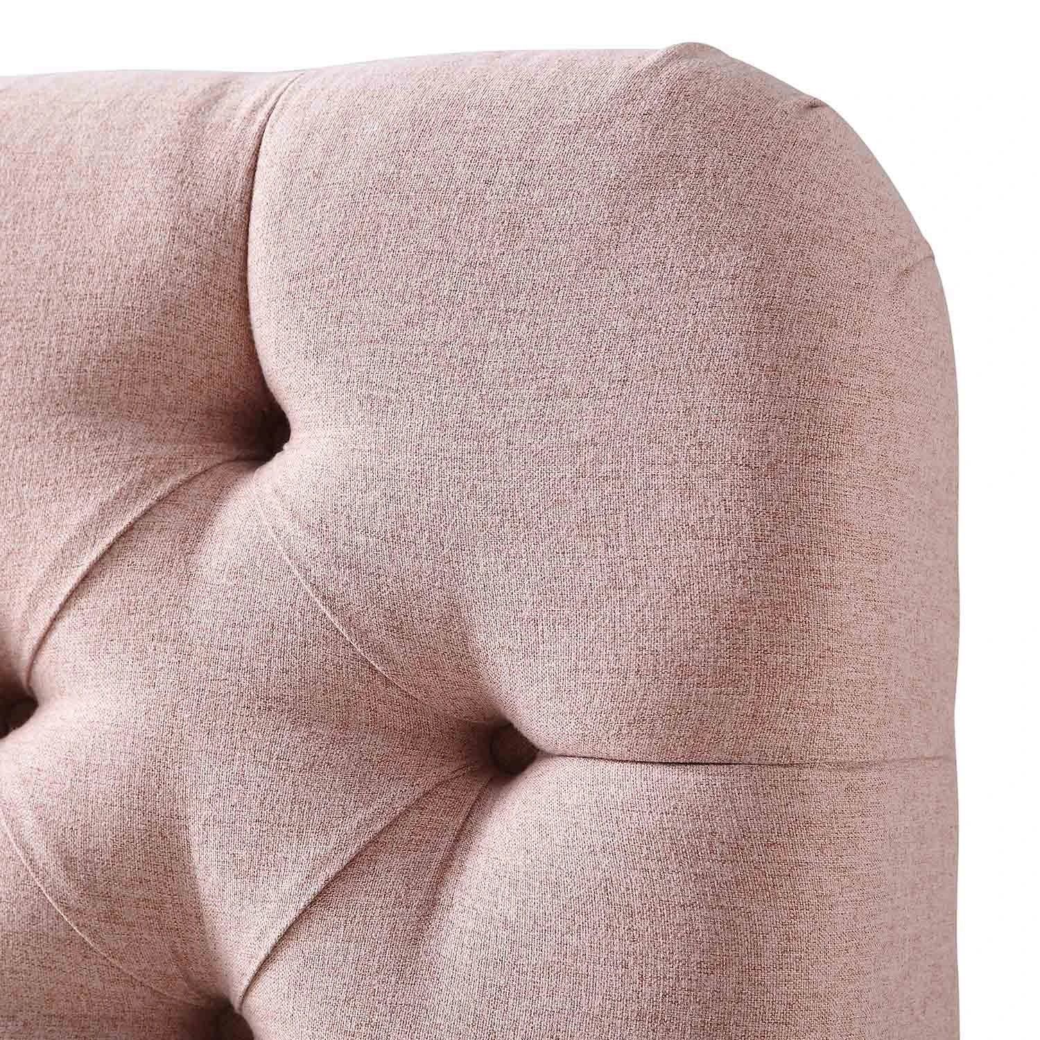 Leamington Deep-Buttoned Upholstered Bed, Rosewater Pink Fabric 13 Leamington Deep-Buttoned Upholstered Bed, Rosewater Pink Fabric - Image 11