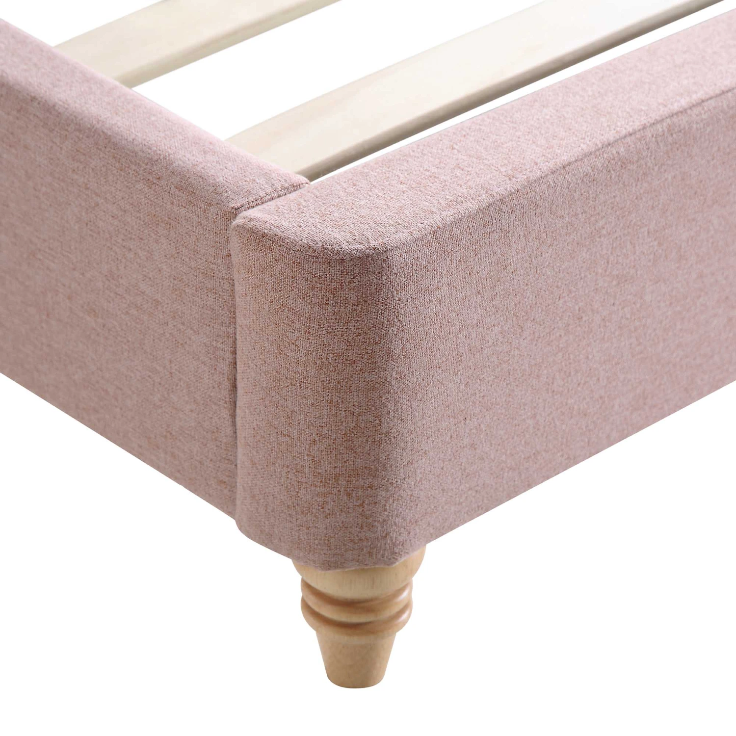 Leamington Deep-Buttoned Upholstered Bed, Rosewater Pink Fabric 15 Leamington Deep-Buttoned Upholstered Bed, Rosewater Pink Fabric - Image 13