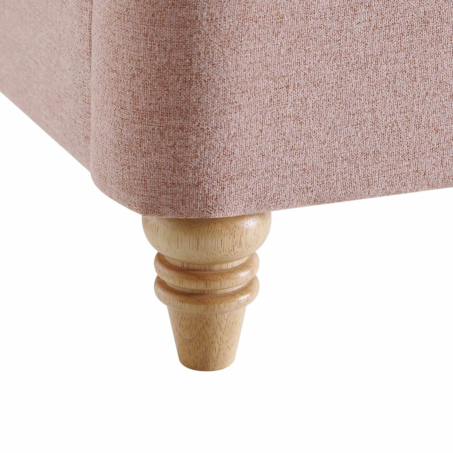 Leamington Deep-Buttoned Upholstered Bed, Rosewater Pink Fabric 16 Leamington Deep-Buttoned Upholstered Bed, Rosewater Pink Fabric - Image 14