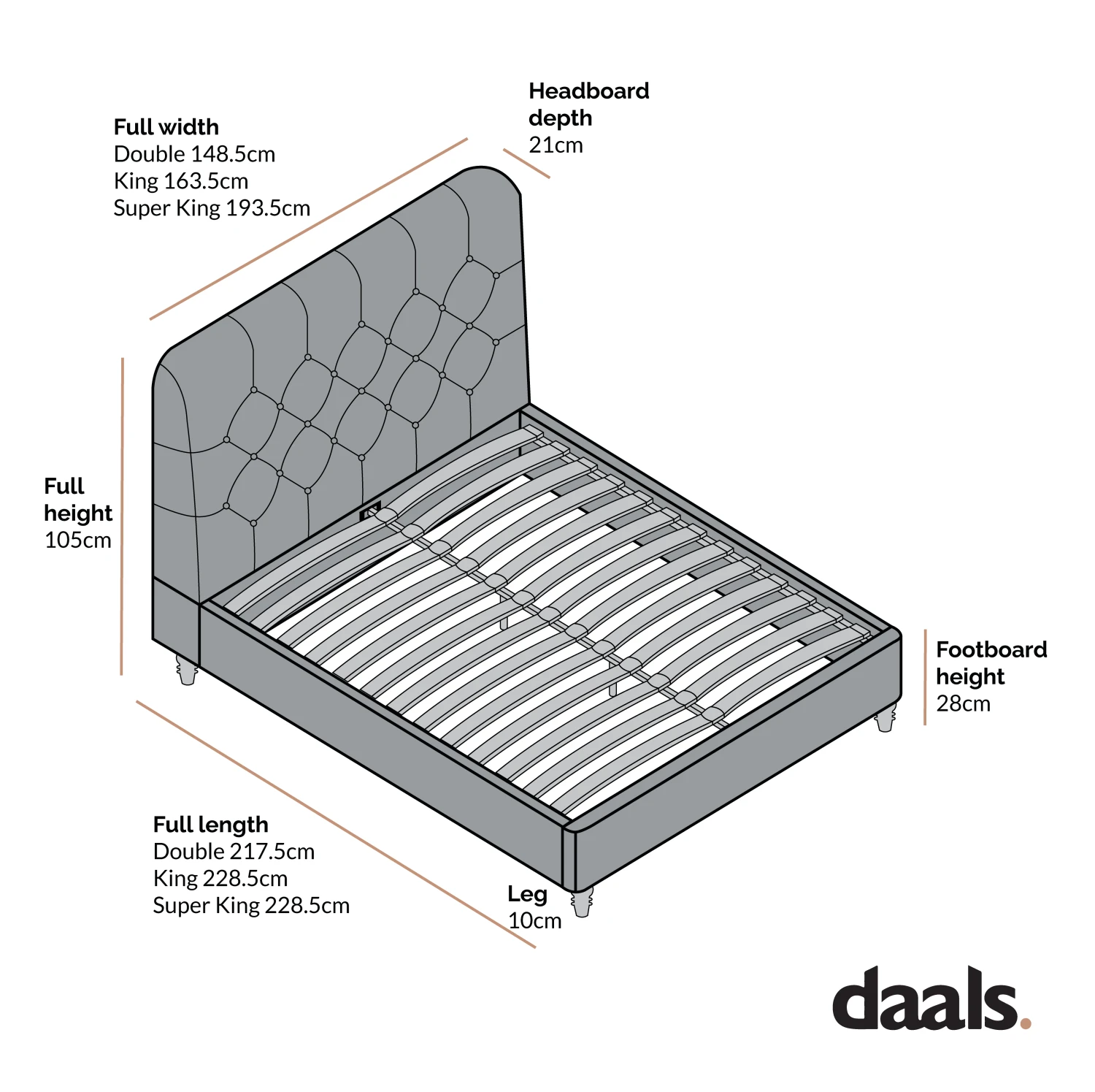 Leamington Deep-Buttoned Upholstered Bed, Meadow Green Velvet 7 Leamington Deep-Buttoned Upholstered Bed, Meadow Green Velvet - Image 5