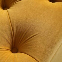 Leamington Deep-Buttoned Ottoman Storage Bench, Turmeric Yellow Velvet 22 Leamington Deep-Buttoned Ottoman Storage Bench, Turmeric Yellow Velvet -Entreprise Cc Shop ZX 2183 MUST VEL detail1