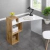 Mason White High Gloss Desk With Oak Effect Shelves 1 Mason White High Gloss Desk With Oak Effect Shelves -Entreprise Cc Shop a076d432 8e38 473e 98b2 5bd2db3617b1