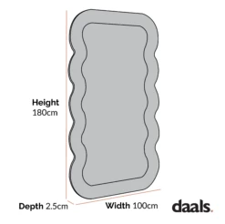 Venus Full Length Wave Mirror 180 X 100 Cm, Washed White -Entreprise Cc Shop dimensional drawings NOV 2022 MIRR 162 b1bb953b a887 4cad aa53 d6d2132365ea