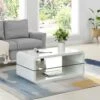 Lucent White High Gloss And Glass Shelf Coffee Table -Entreprise Cc Shop e1a9f08f 4407 4af4 8e05 33cce4ac83f7