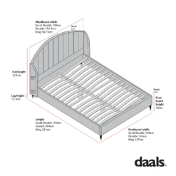 Eleanor White Boucle Upholstered Bed Frame With Domed Headboard -Entreprise Cc Shop image 2024 05 20T12 41 27 823Z 1